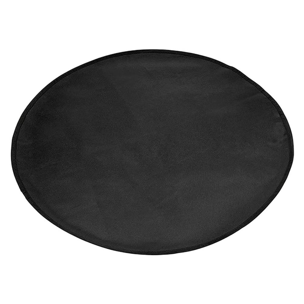 Water oil resistant round fireproof mat for grills and outdoor cooking