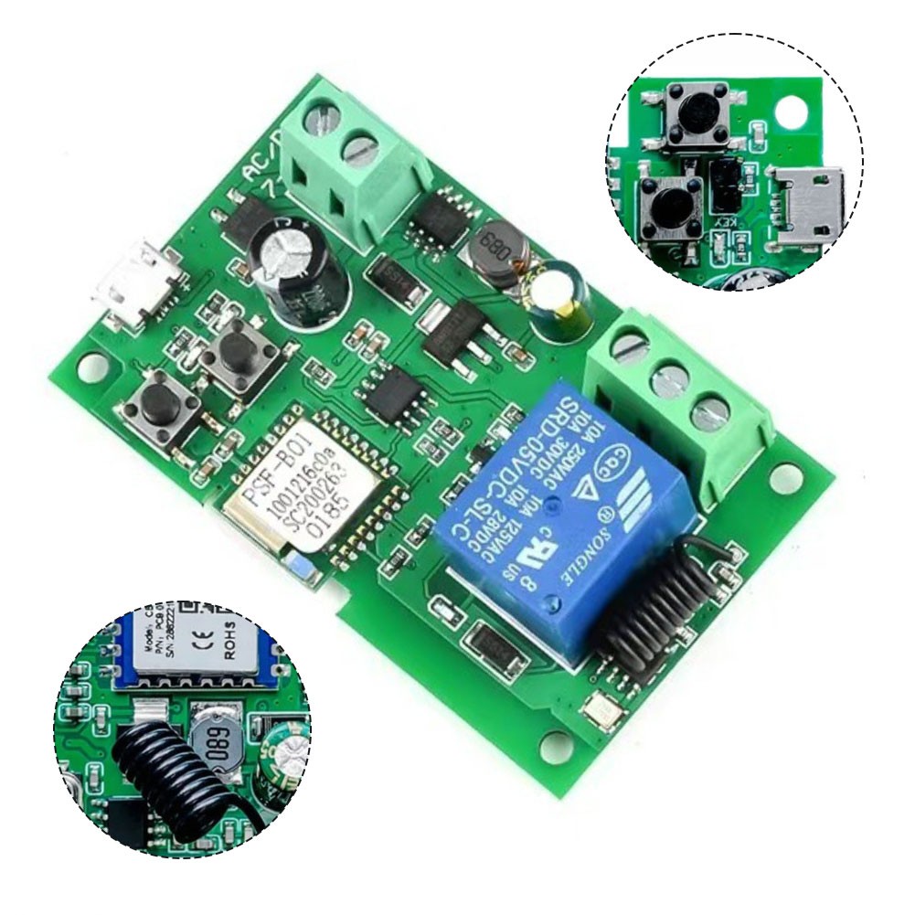 Smart Switch Module with Relay 5V 32V for EWELINK Inching and Self Lock Control