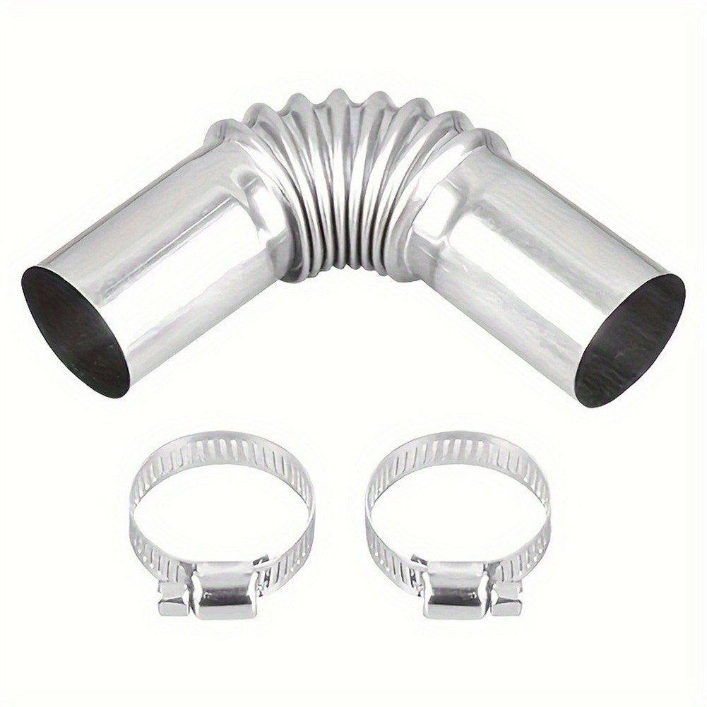 Exhaust Pipe 13cm Elbow Connector Stainless Steel for Custom Exhaust Setup