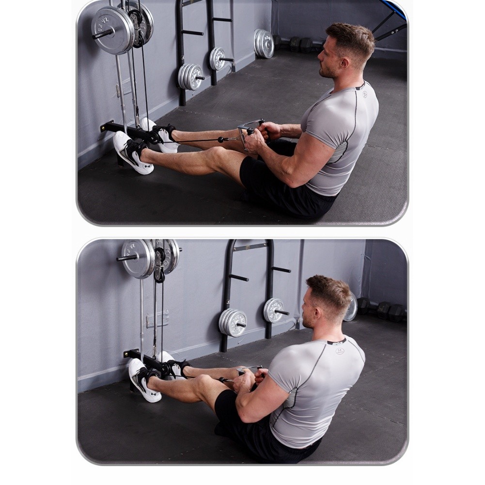 Pulldown Handle for Latissimus Dorsi Muscle Training with Swivel Attachment