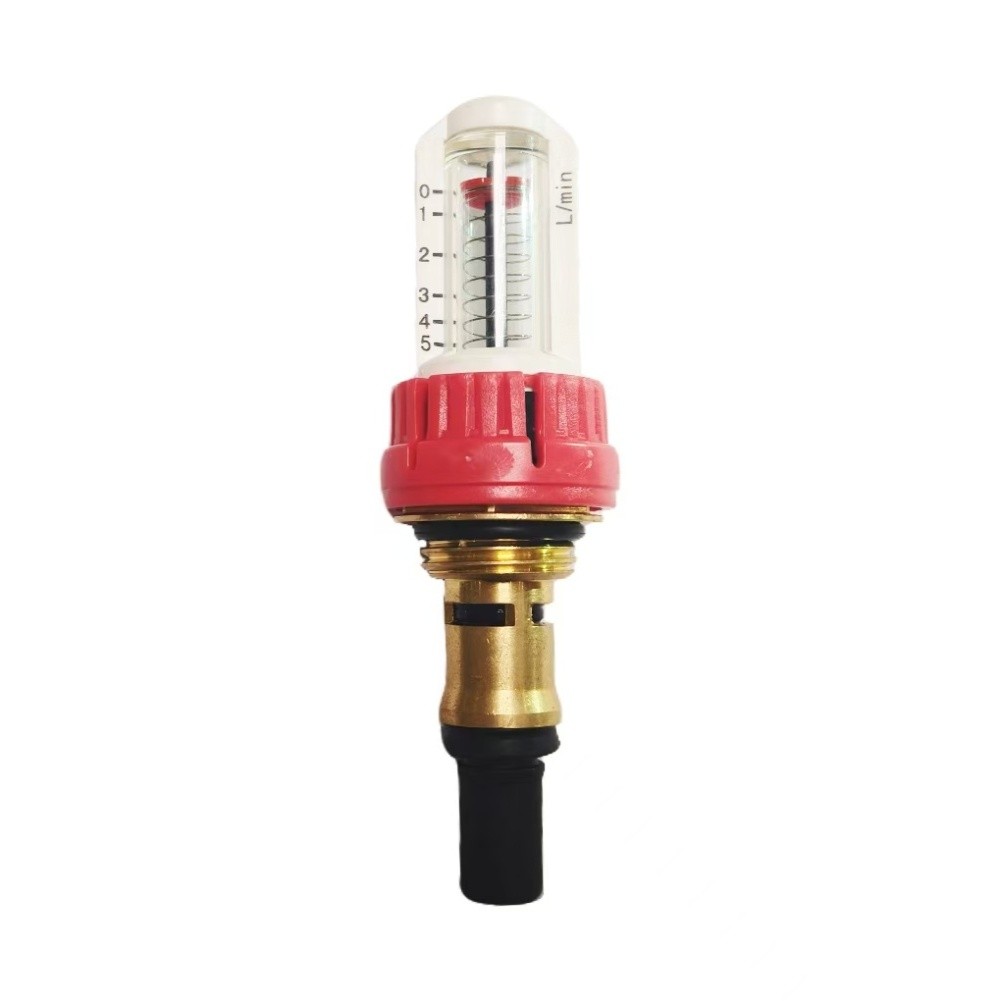 Brass Underfloor Heating Flow Meter Regulator for Precise Water Flow Control
