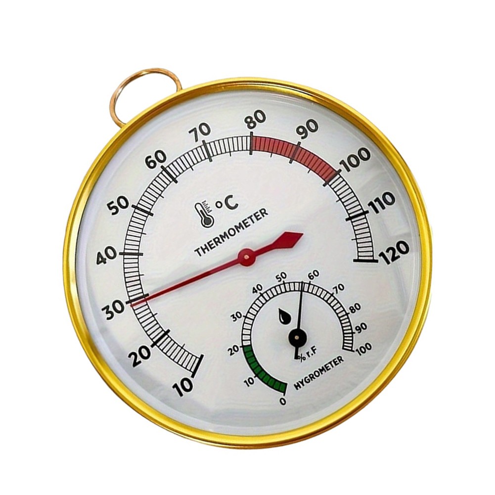 Sauna Thermometer und Hygrometer zur Wandmontage 2in1 rostbeständiges Design - Bild 11 von 16