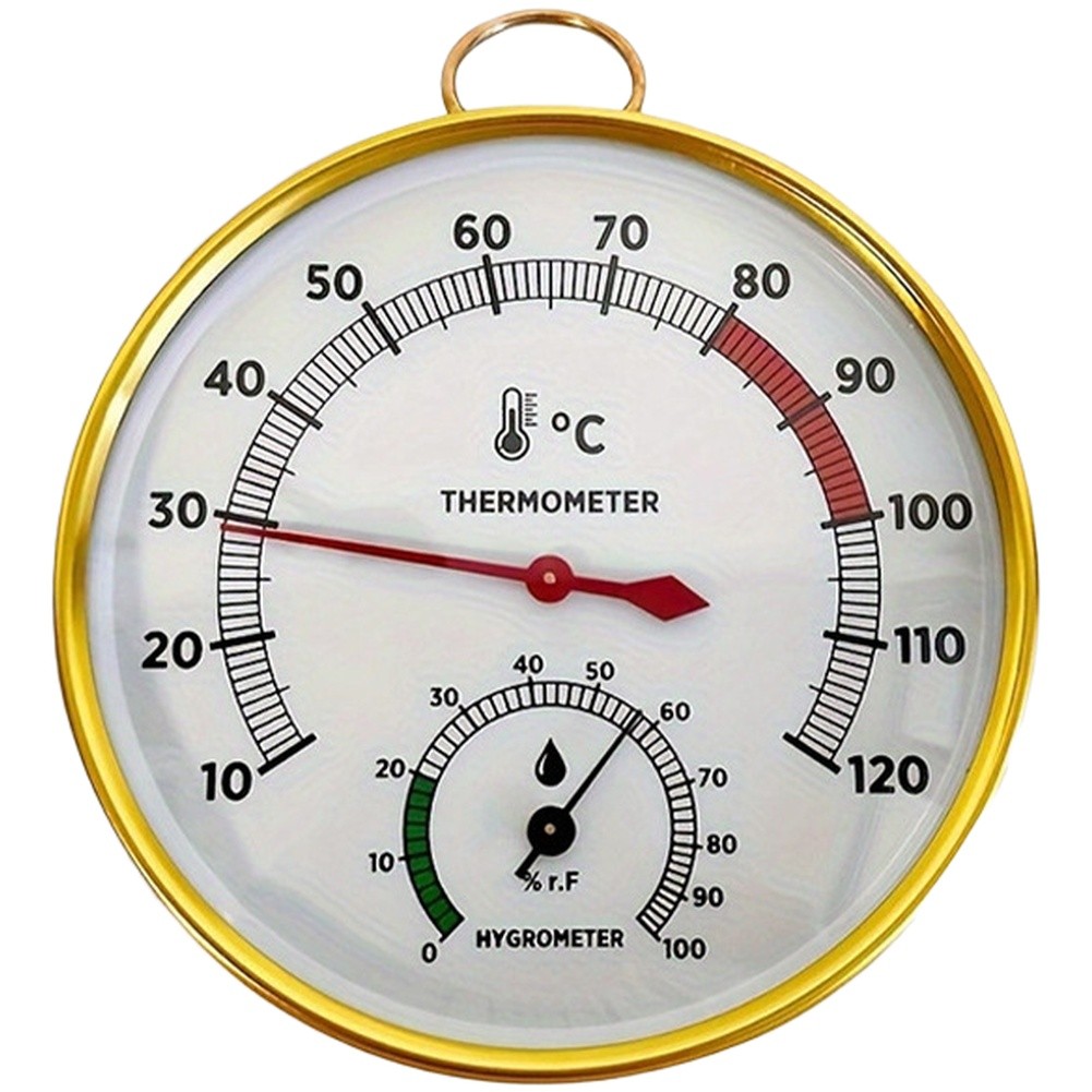 Sauna Thermometer und Hygrometer zur Wandmontage 2in1 rostbeständiges Design - Bild 9 von 16