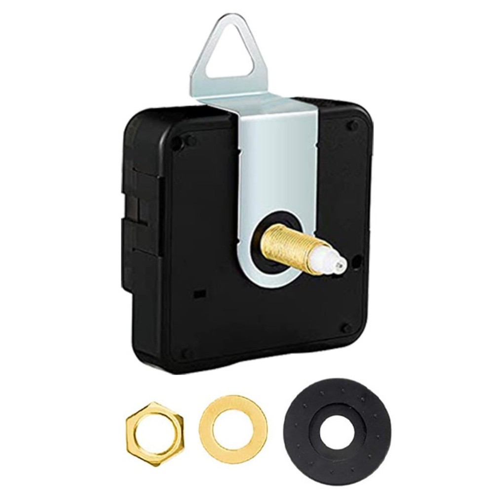 3Pcs Clock Mechanism Kit with 3 Pairs Clock Hands for Craft Clock Projects 12mm
