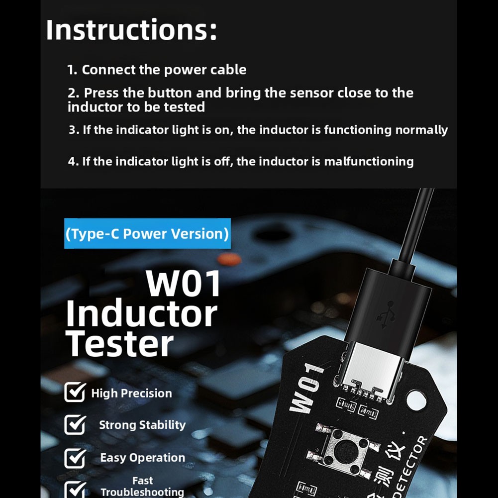 Professional Inductance Testing Device for Mobile Phone and Electronics Repair