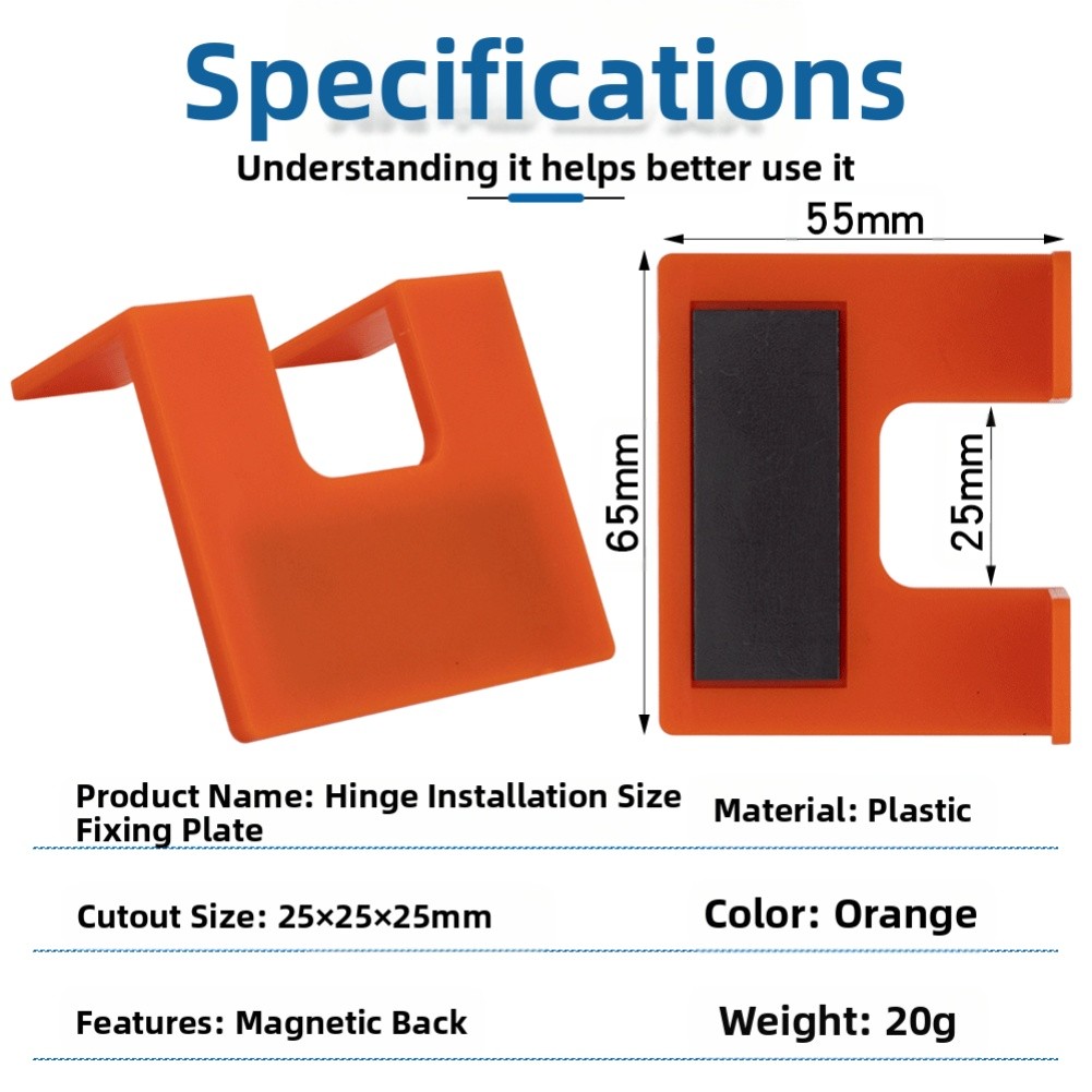 Cabinet Hinge Installation Clips Magnetic for Heavy Duty and Precise Setup