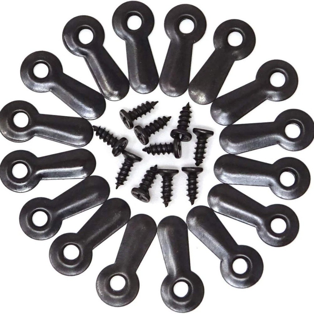 100 Pack Picture Frame Clips with Screws for Photos Posters and Paintings