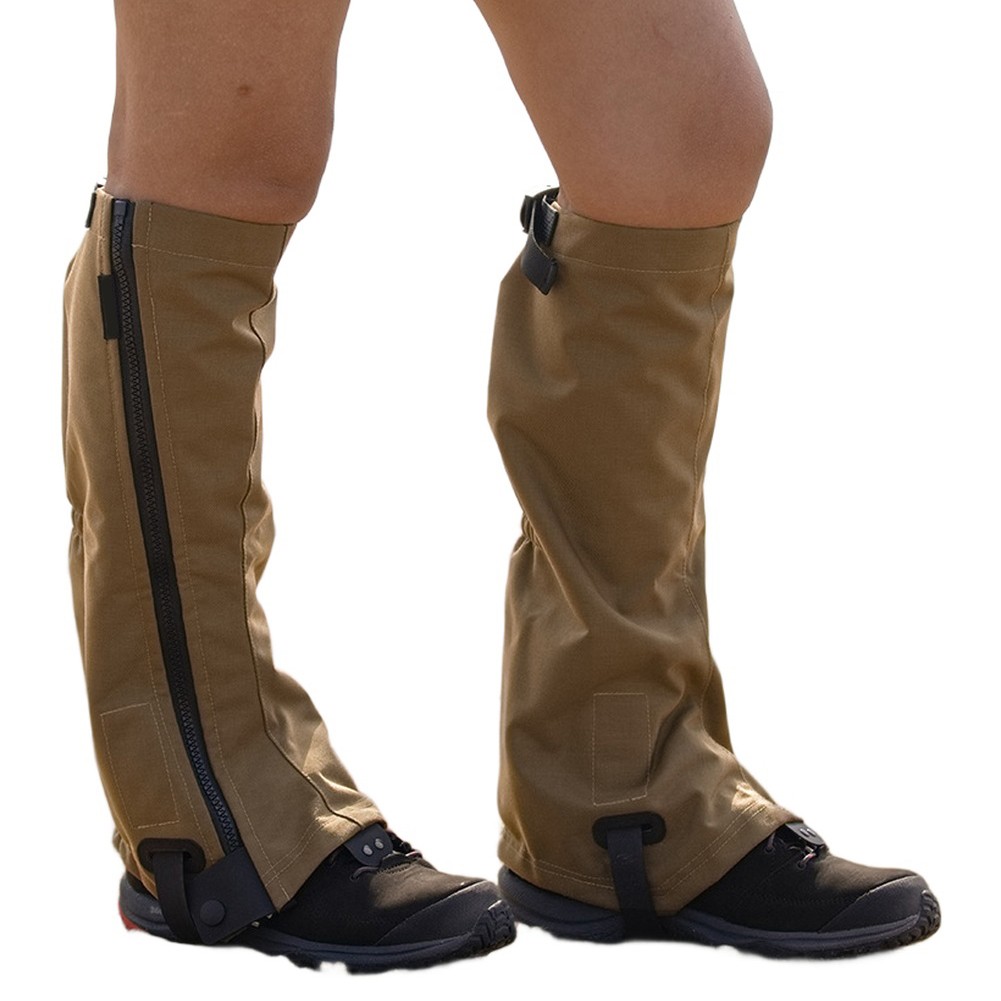 Lightweight Outdoor Hiking Gaiters with Abrasion Resistant Fabric Cover