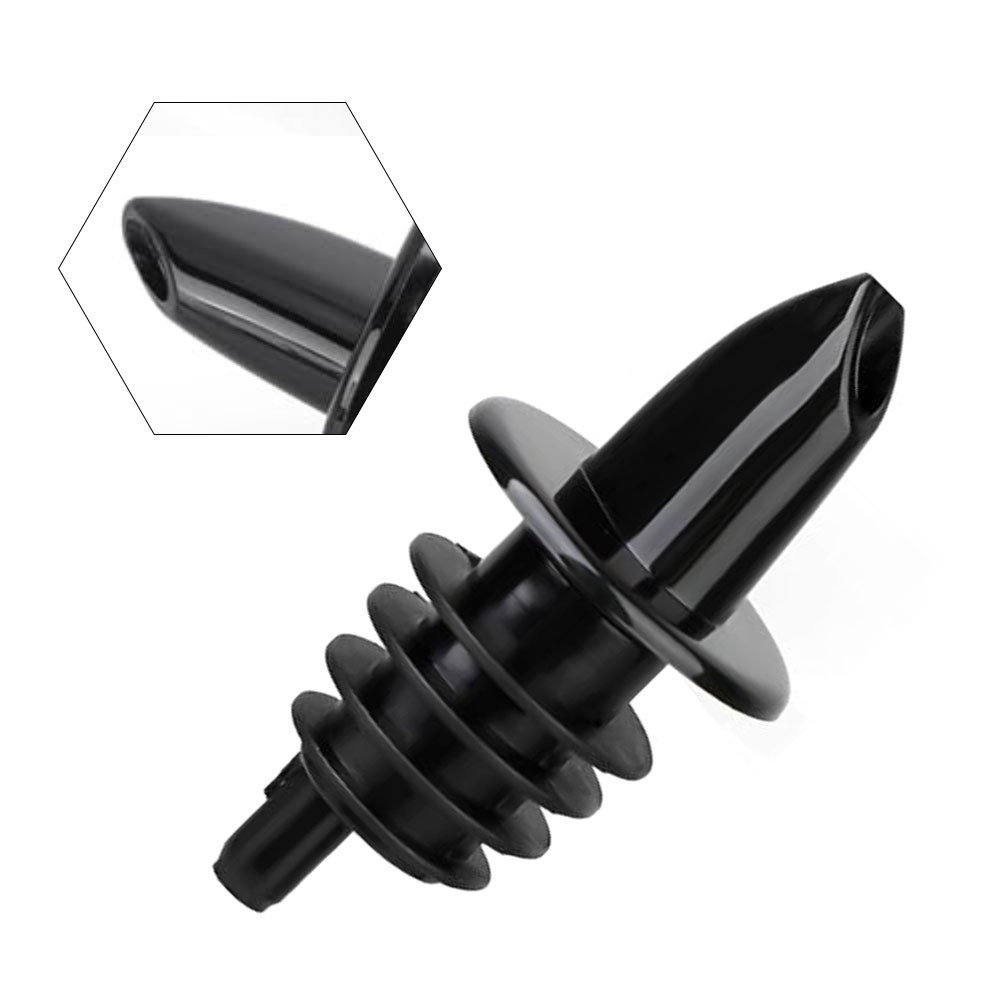 Flaschenausgie?er Kunststoff Set 36-teilig schwarz Flie?ausgie?er fr Wein O - Produktbild 3