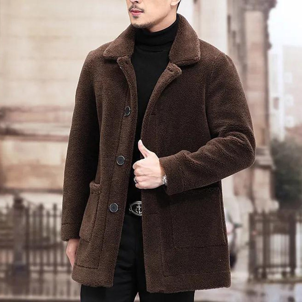 Imitation Lambskin Velvet Faux Lambskin Jacket Polyester Spandex Blend