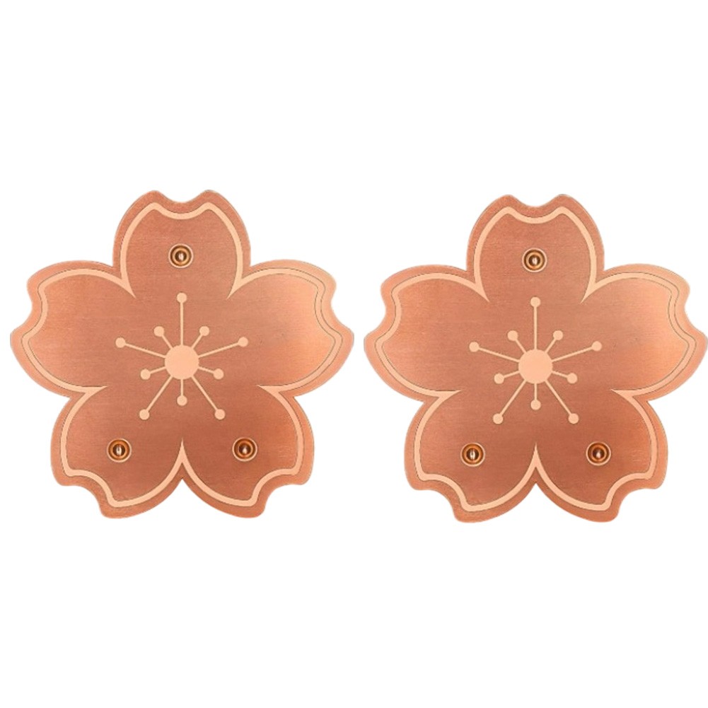 Copper Bird Bath Purification Plates 2 Pieces with Rust Resistant Design