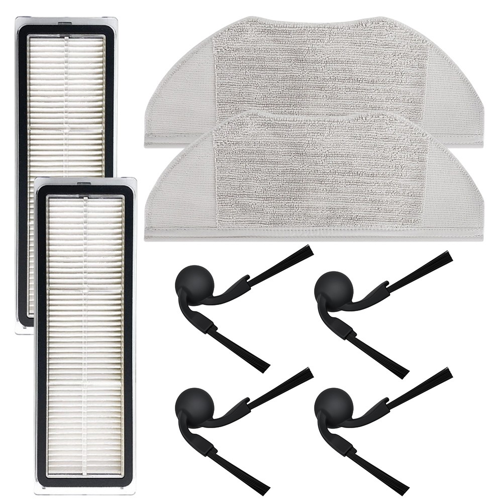 Replacement Side Brush HEPA Filter Mop Pads for Xiaomi Robot Vacuum S40 OV81