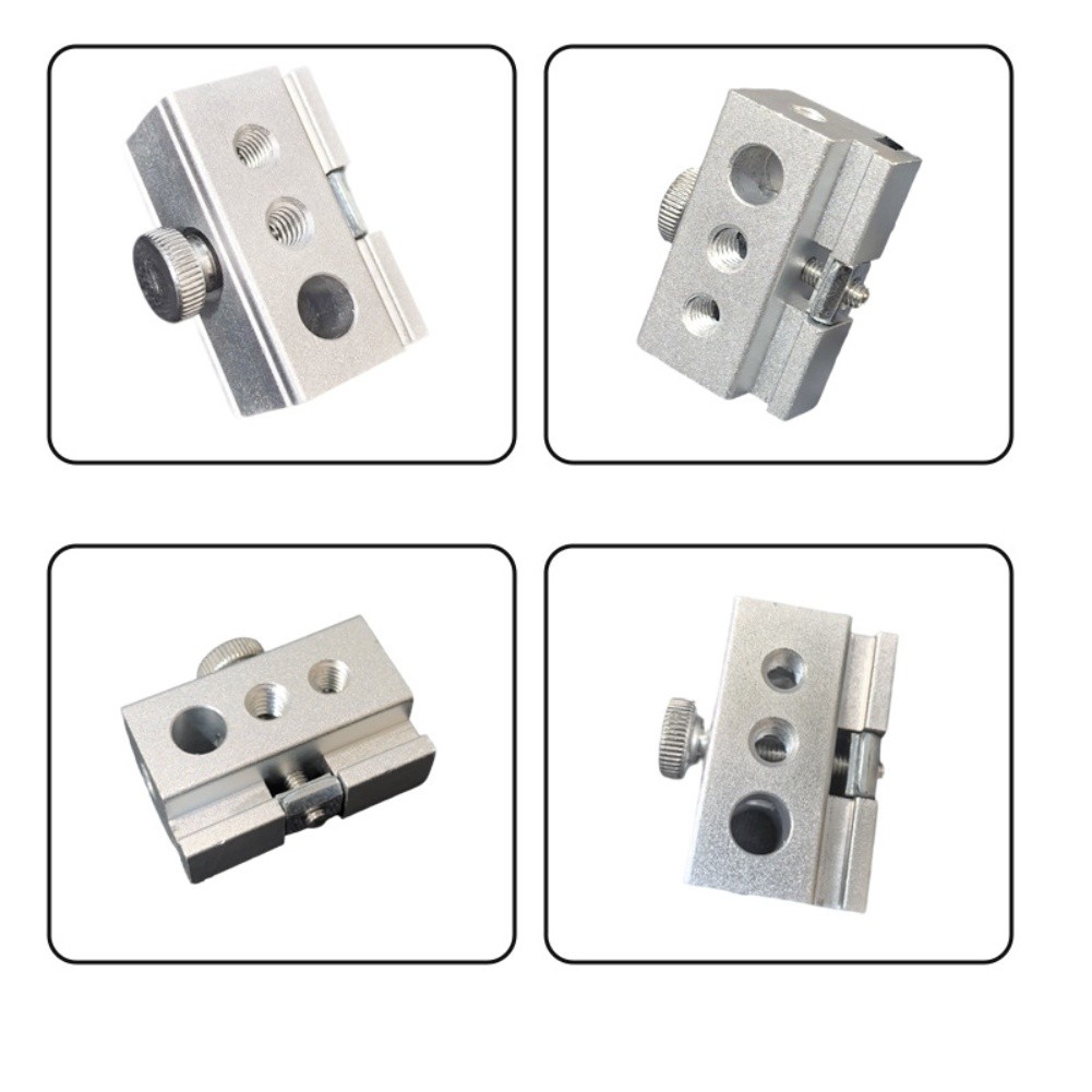 Camping Table Clip Slider for IGT with Three Hole Multi Size Aluminum Alloy