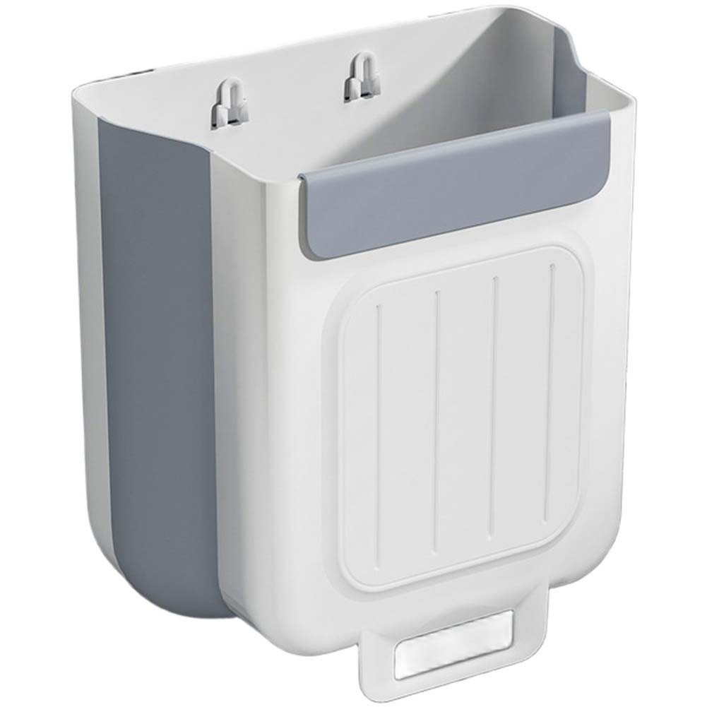 Space Saving Foldable Trash Bin for Kitchen Cabinets Hanging Storage Solution