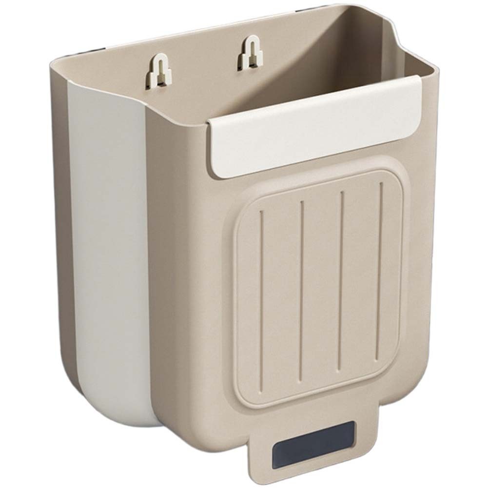 Space Saving Foldable Trash Bin for Kitchen Cabinets Hanging Storage Solution
