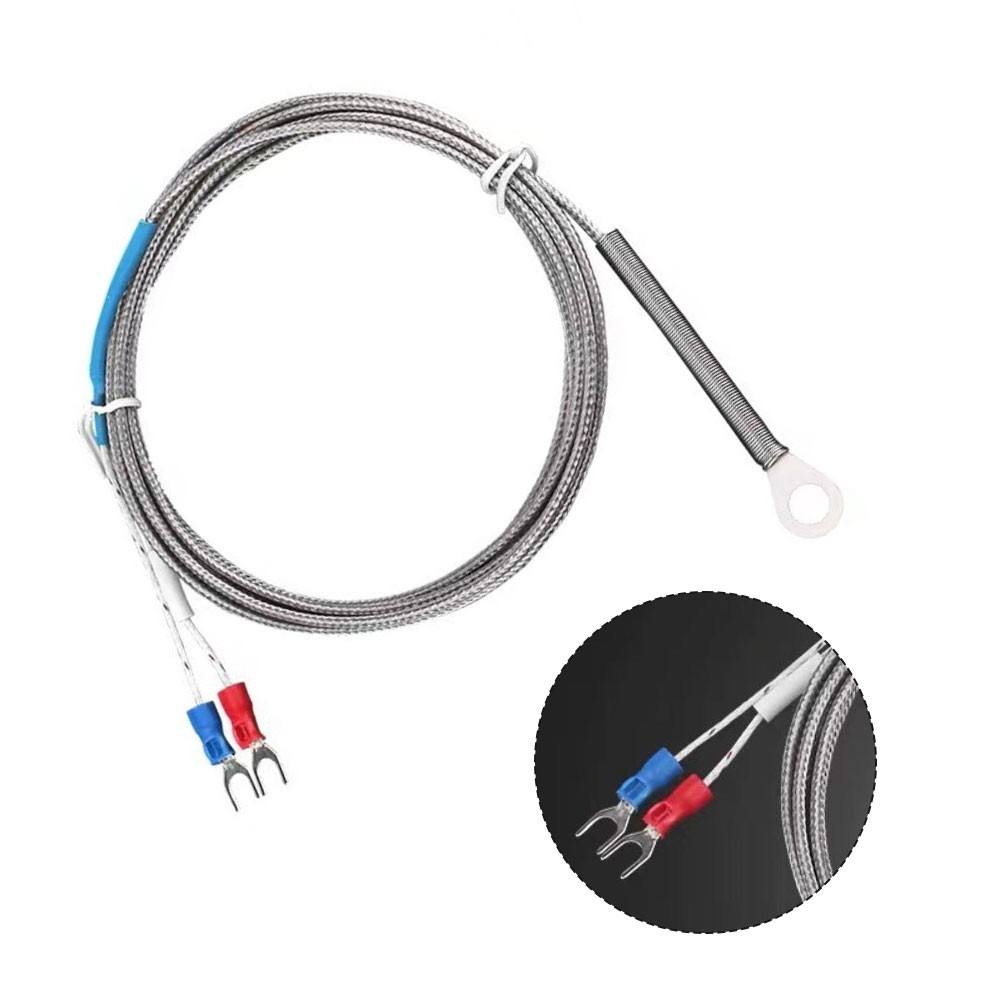 Type Thermocouple Sensor Metal Probe 6mm Diameter Solid Design for Stability