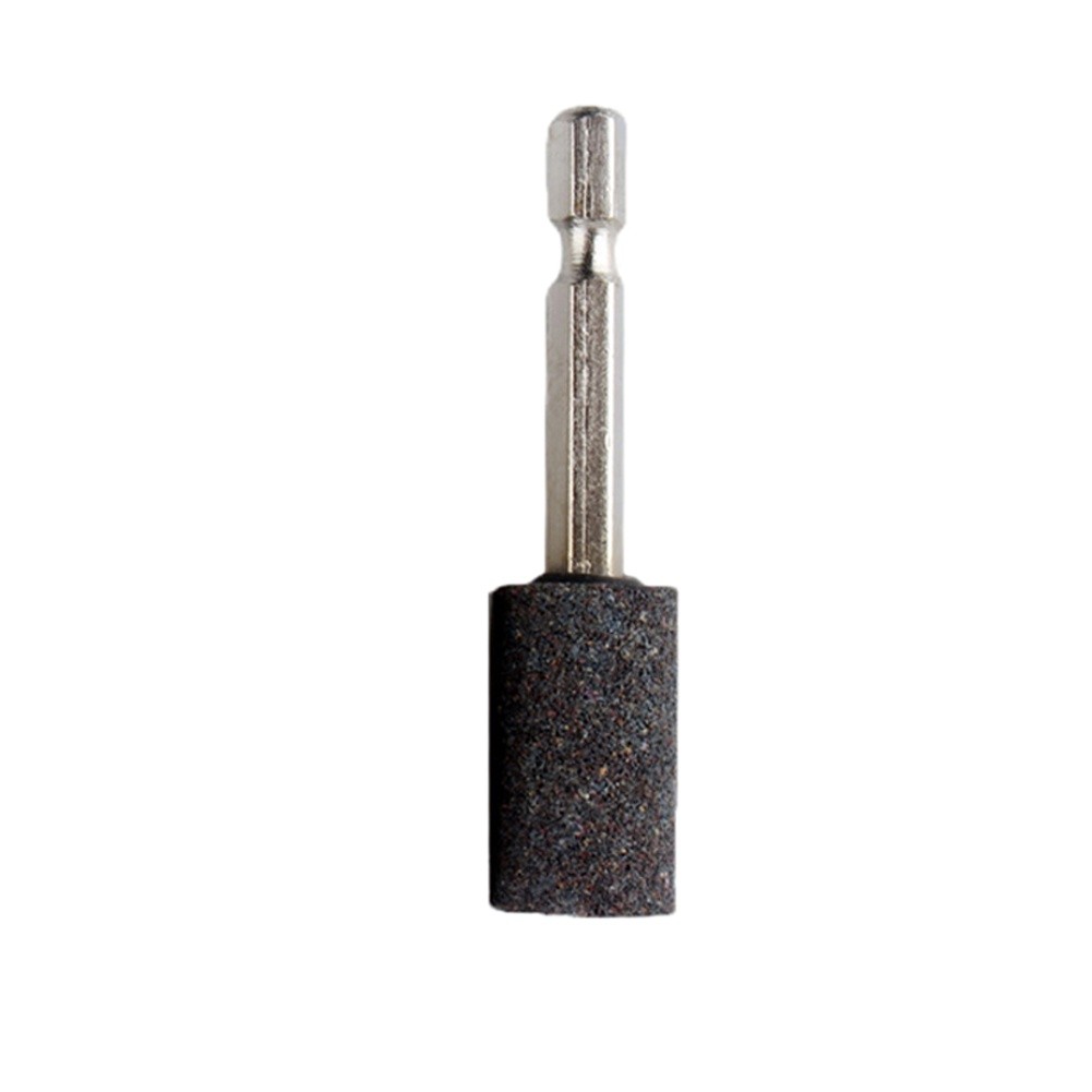 16mm Hex Shank Grinding Head 3pcs Brown Corundum for Material Grinding Tools