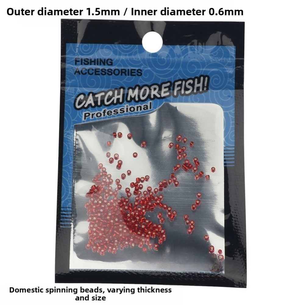 Spin Aid Beads Double Cross-hole Three-way Connector Clear Oval Design