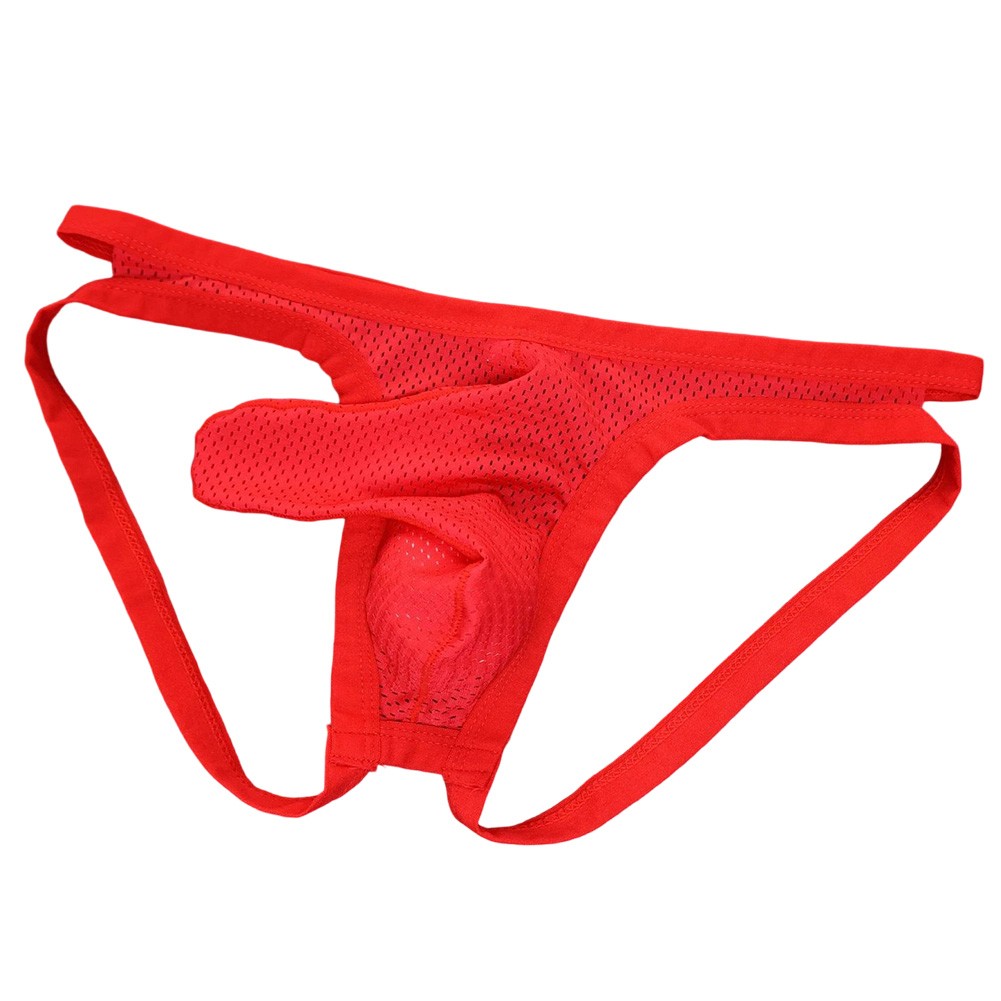 Mesh Thong Elephant Nose Pouch 80% Nylon 20% Spandex Hollow Mesh Fabric - Picture 22 of 26