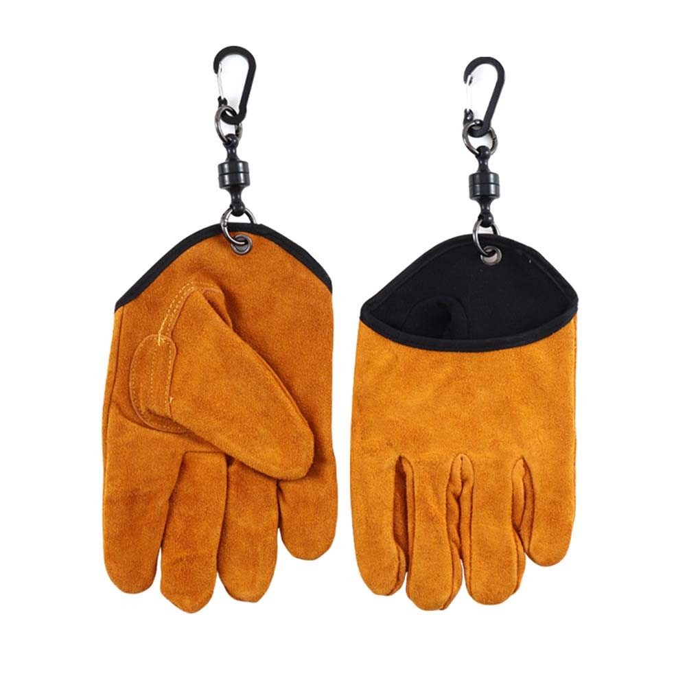 Waterproof Fishing Gloves with Non Slip Grip and Magnet Hook for Secure Use