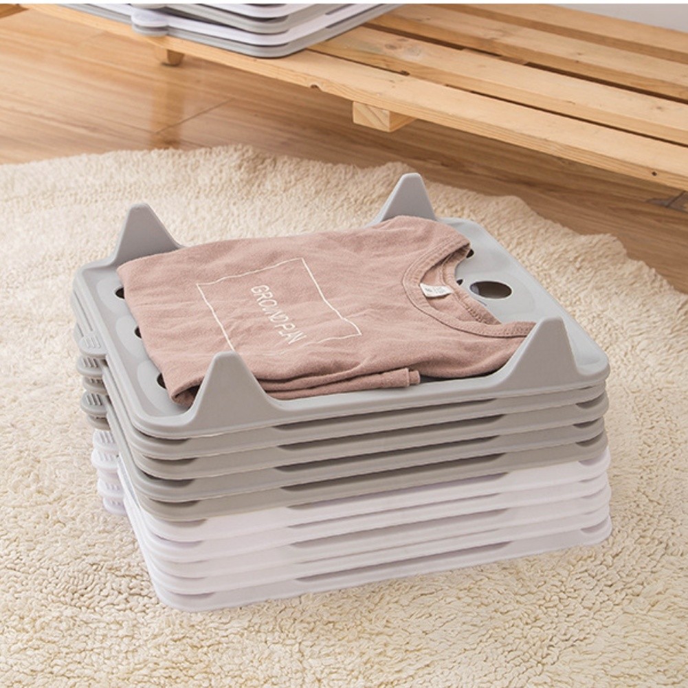 Stackable Clothes Organizer for For drawers Wardrobes Plastic T Shirt Rack - Picture 15 of 24