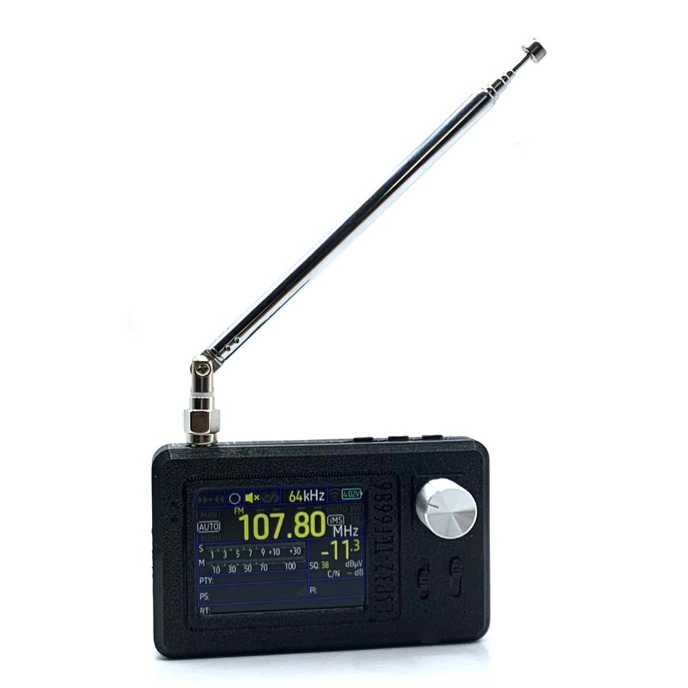 Fullband For ESP32 Radio TEF6686 with IPS LCD and Automatic Manual Scan