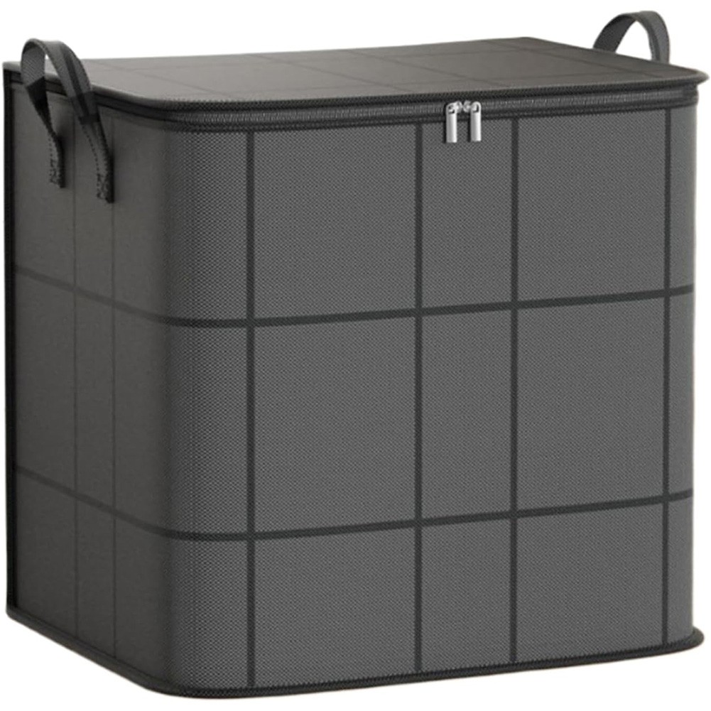 Waterproof Clothes Storage Bag with Zipper Large Capacity Non Woven Fabric