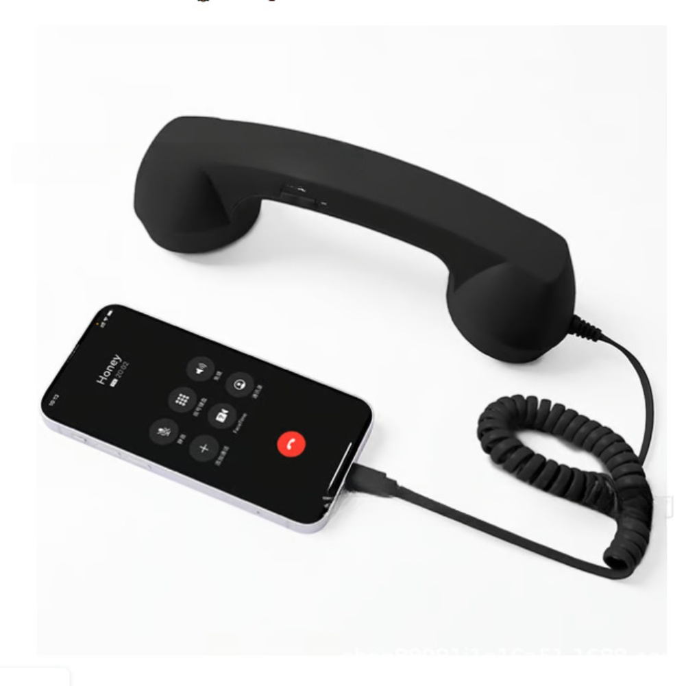 Classic Retro Style Phone Handset with Type C Wired Connection for iPhone