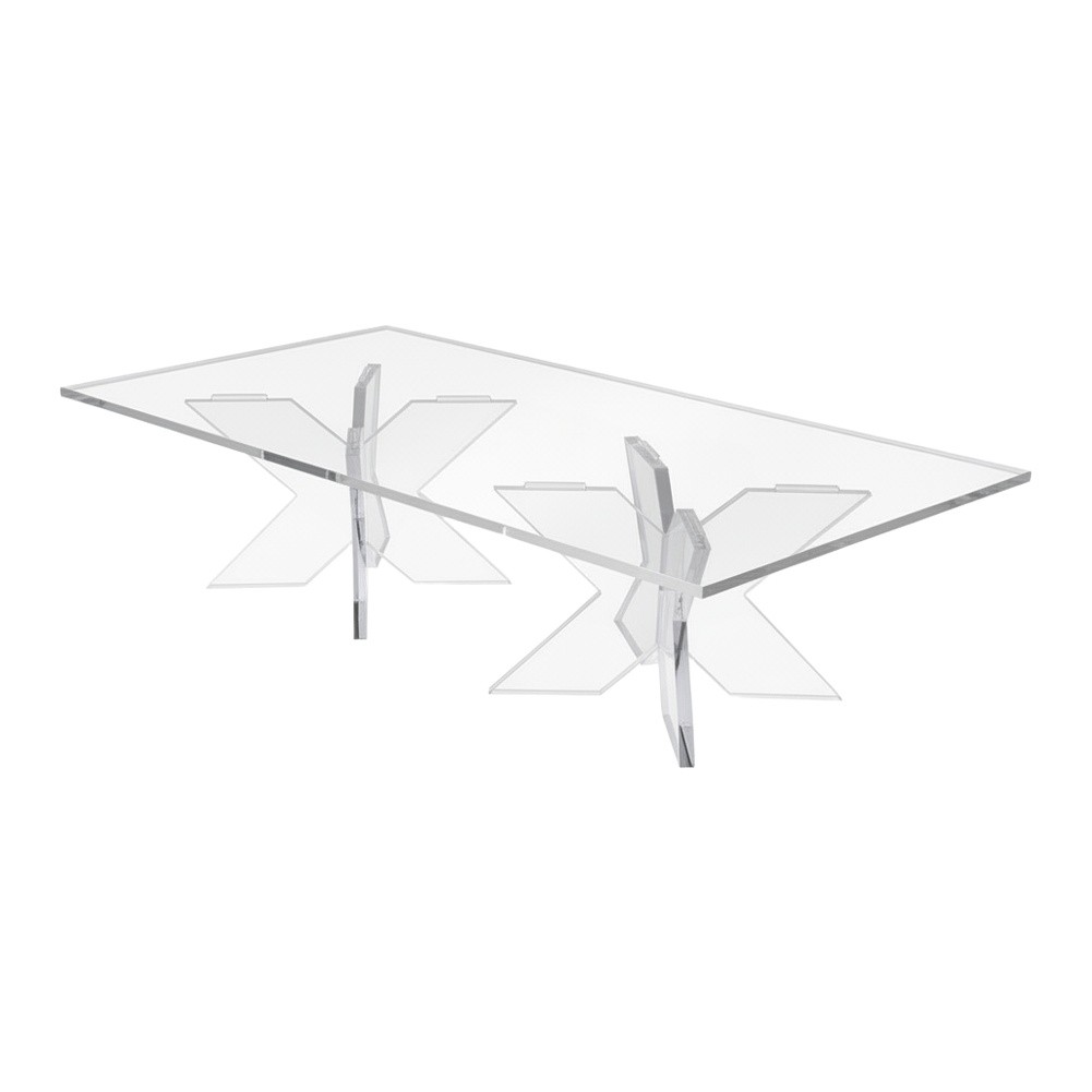 Two Tier Transparent Acrylic Dessert Stand for Elegant Party Food Display