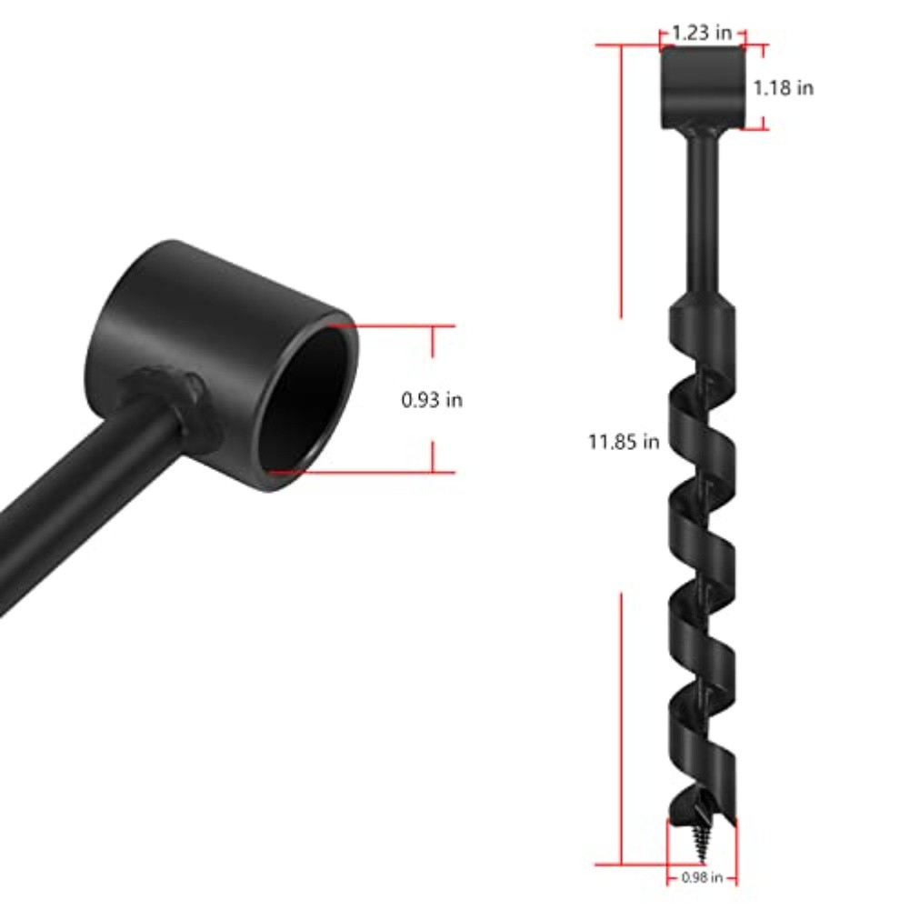 Outdoor Reaming Drill Precision Deep Hole Tool for Camping and DIY Projects