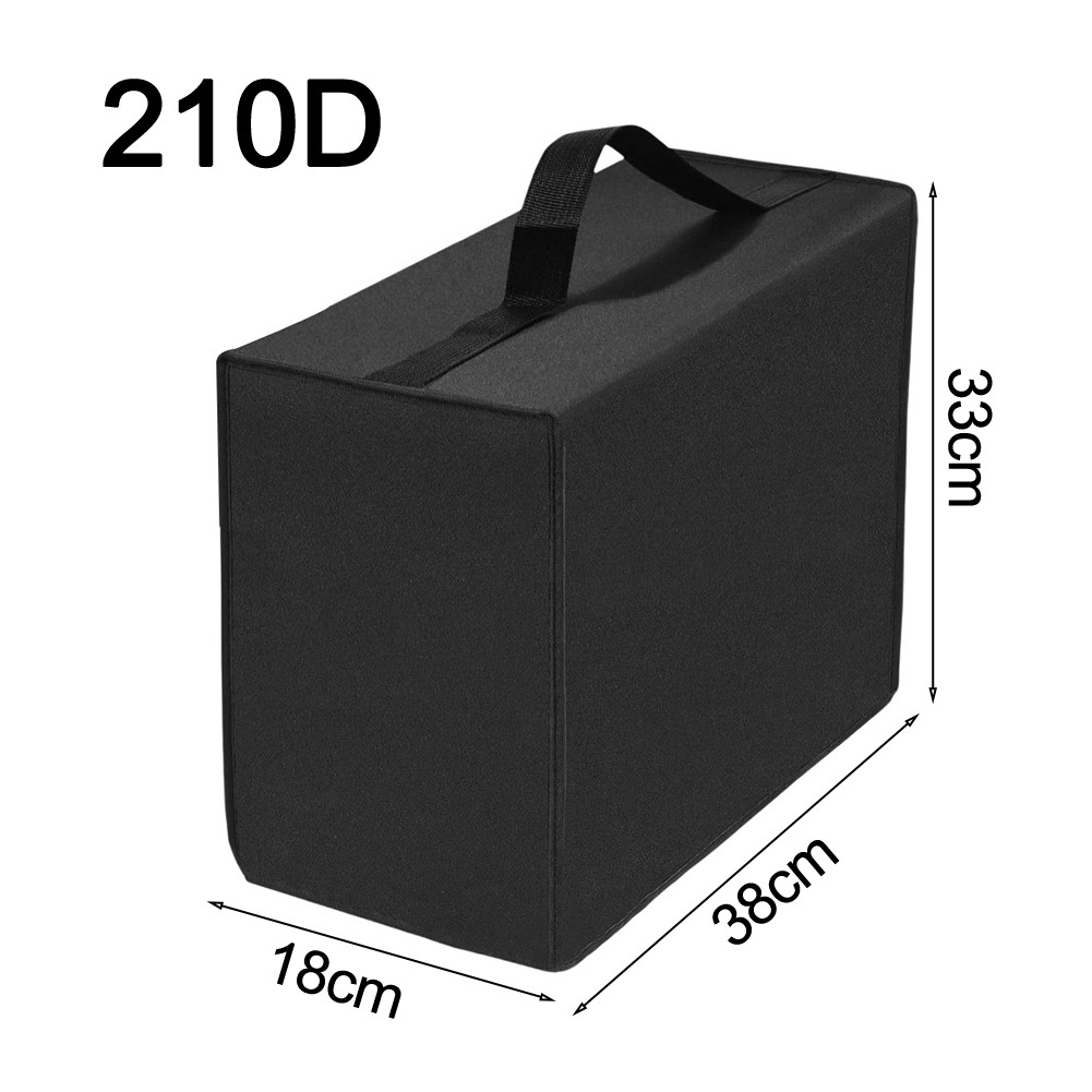 Coffee Machine Dust Cover With Waterproof Scratch Resistant 38x18x33 CM Black