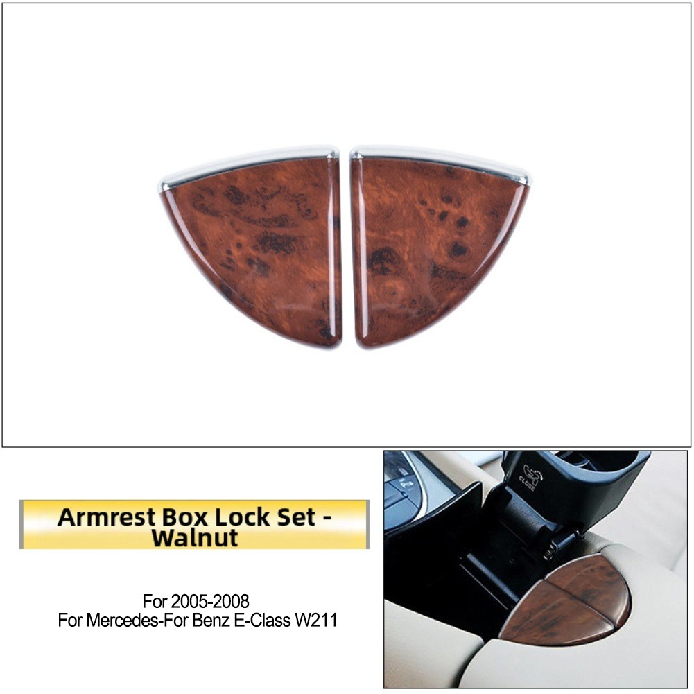 Armrest Lock Cover Replacement for Mercedes E Class W211 2005 to 2008 Models