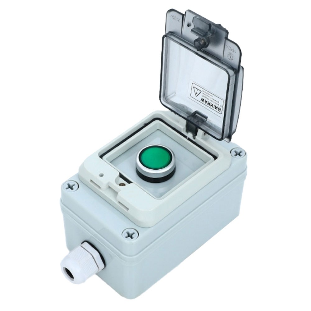 Self Resetting Outdoor Control Box Button Switch Waterproof Start Stop Box