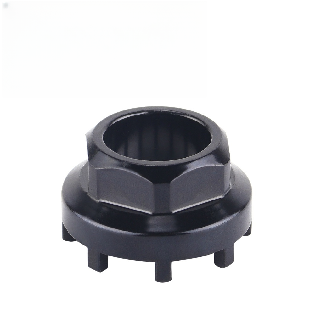 Bicycle Bottom Bracket Tool with Eightjaw Socket for Drivetrain Repair