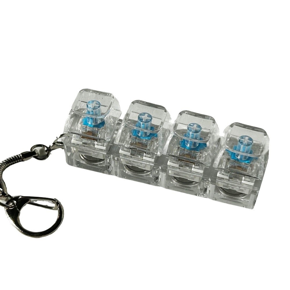 4 Piece Keyboard Clicker Fidget Toy Set, 4 Button