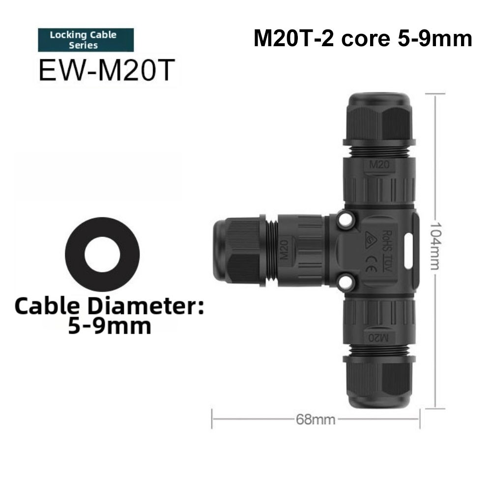 Cable Gland For Display Lighting Waterproof Connector Nylon Adapter Nylon PA66