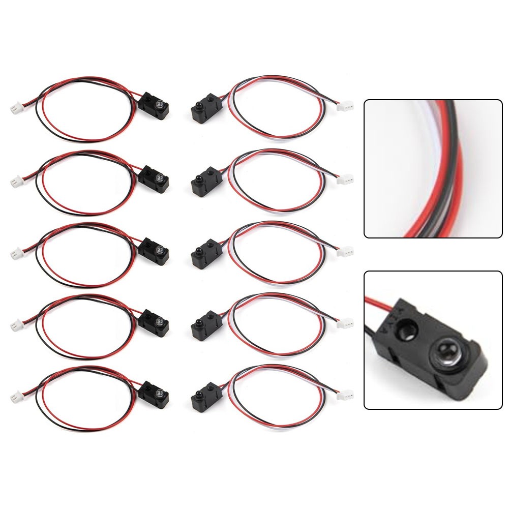 5PC For IR Break Beam Sensor Module 3MM LED for Industrial and Robotics Use