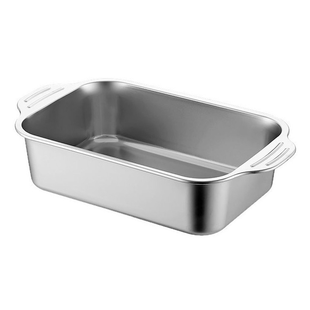 Stainless Steel Lasagna Pan Set Three Sizes Commercial Grade For