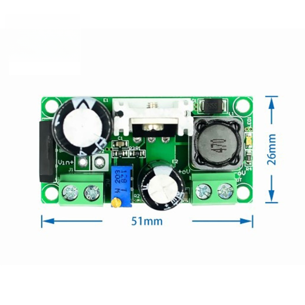 Power Supply Module Adjustable Voltage Stepdown AC DC Input 5 Volts to 50 Volts