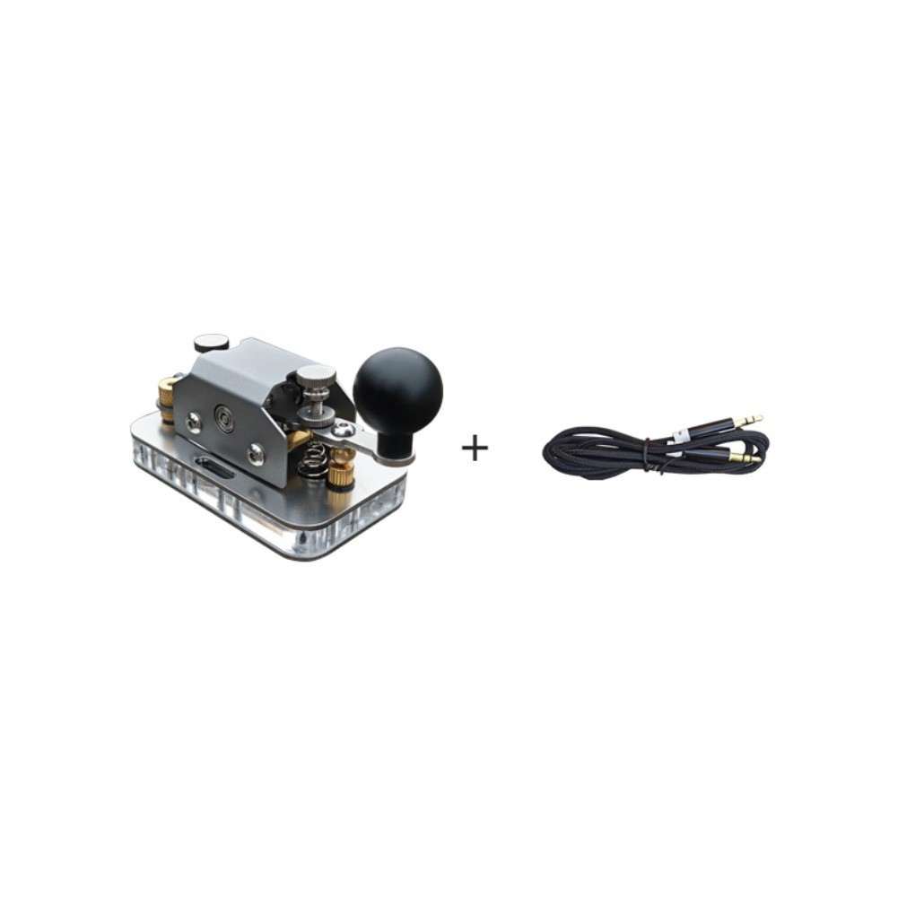 Manual Switch Key for CW Telegraph with Pure Copper Contact and Metal Body