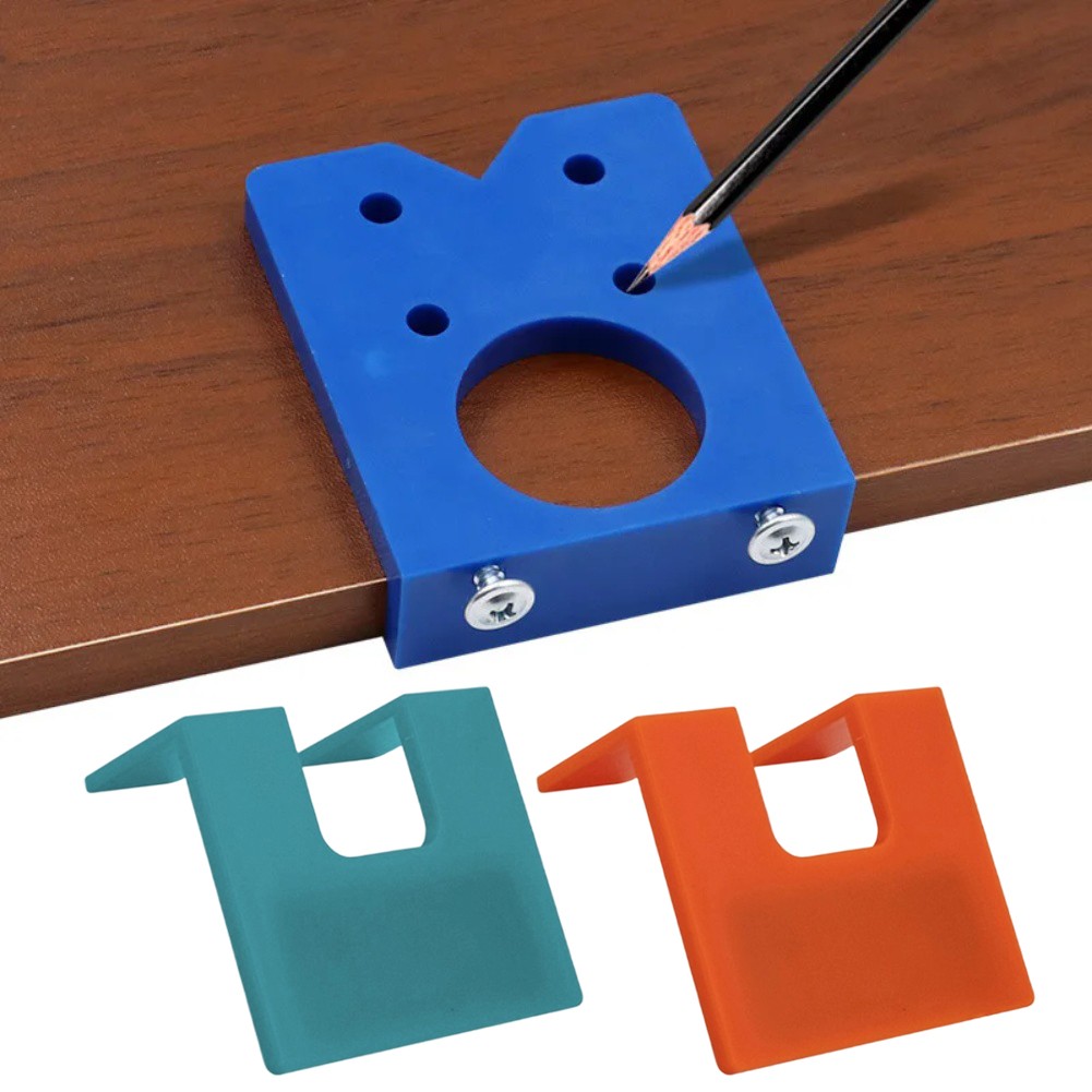 Magnetic Hinge Installation Tool with Precise 2mm Positioning for Cabinets