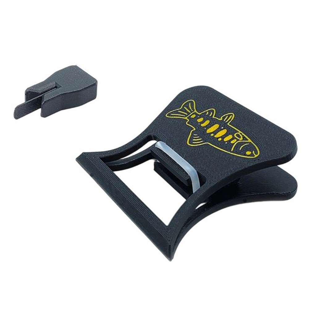 Stainless Steel Fly Tying Feather Clip Tool for Precise Hackle Clamping