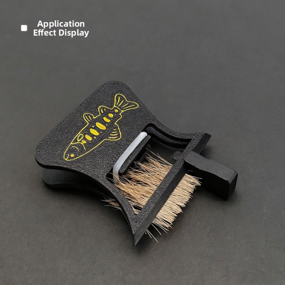 Stainless Steel Fly Tying Feather Clip Tool for Precise Hackle Clamping