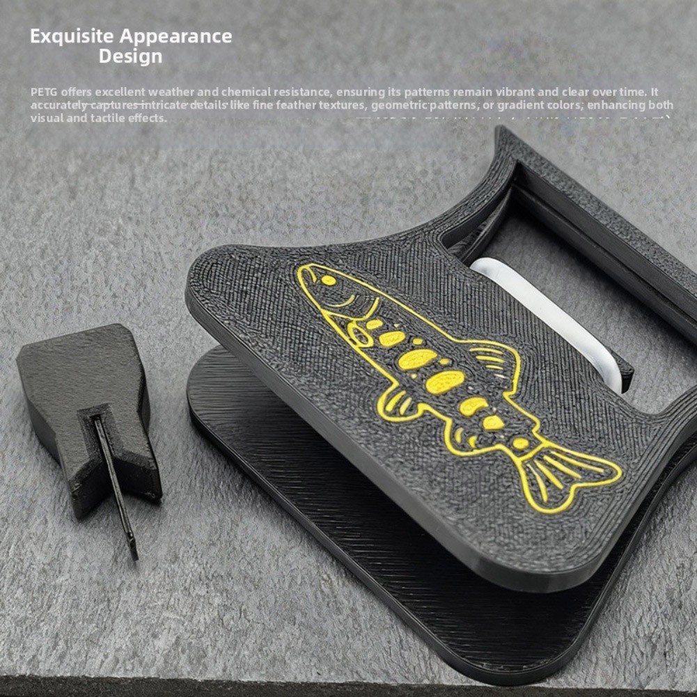 Stainless Steel Fly Tying Feather Clip Tool for Precise Hackle Clamping