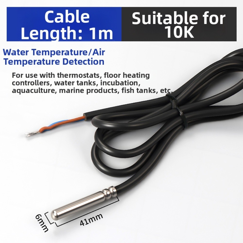Air Energy and Water Tank Temperature Sensor with Stainless Steel Probe