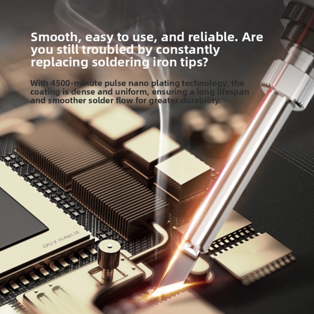 980T Soldering Tip Copper Fast Heating Multi Layer Coating for Soldering