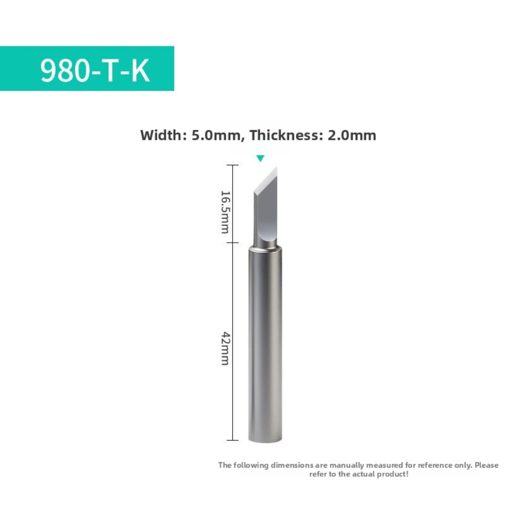 980T Soldering Tip Copper Fast Heating Multi Layer Coating for Soldering
