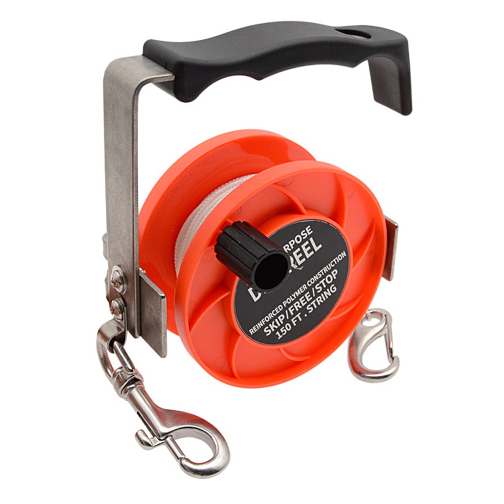 Handheld Diving Reel for Cave Diving and For SMB with Multi Mode Deployment