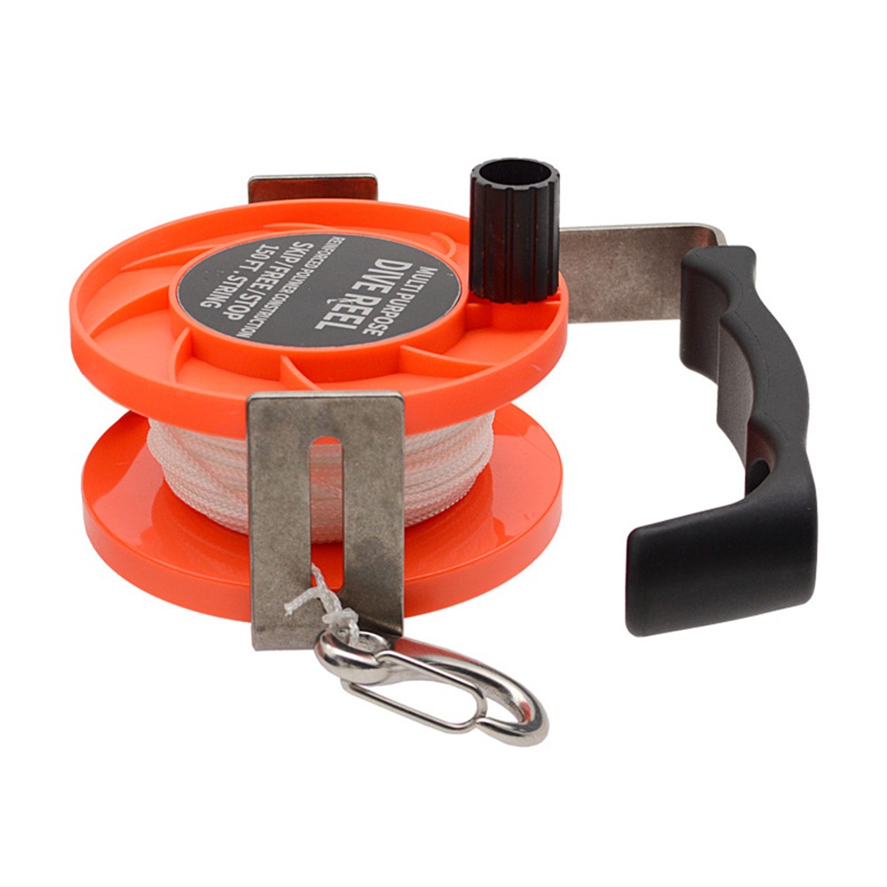 Handheld Diving Reel for Cave Diving and For SMB with Multi Mode Deployment