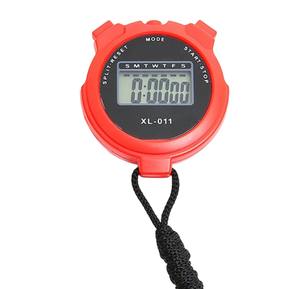 Waterproof Digital Stopwatch Compact Sports Timer Exercise Timing Device